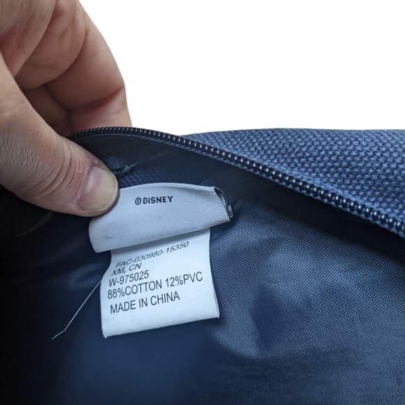 Vintage Disney Parks Collection Backpack Mickey Mouse Navy Backpack RARE - Picture 11 of 12